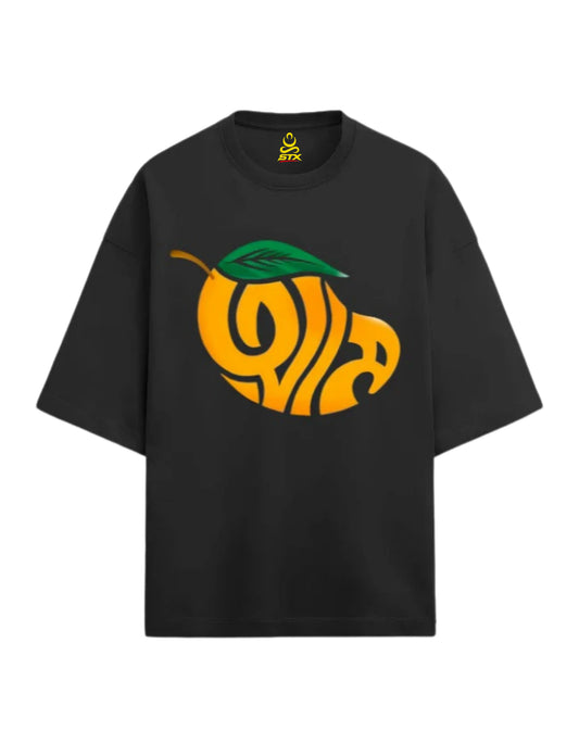Aam - Bangla Typo | Unisex Terry Oversized Tee Stylex Station