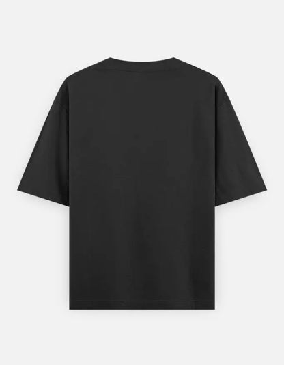 Ar Asa Hobe Na - Bangla Typography Oversized T-Shirt (Black) Stylex Station