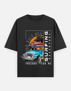 Surfing | Unisex Oversized Classic T-Shirt Qikink