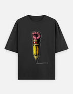Pencil | Unisex Oversized Classic T-Shirt Qikink