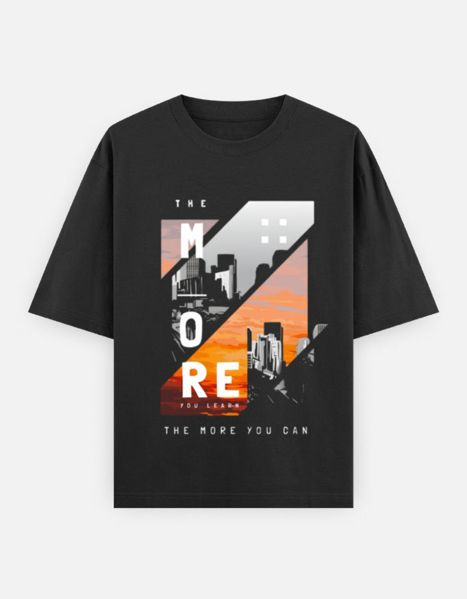 The More | Unisex Oversized Classic T-Shirt Qikink