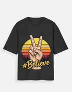 Believe | Unisex Oversized Standard T-Shirt Qikink