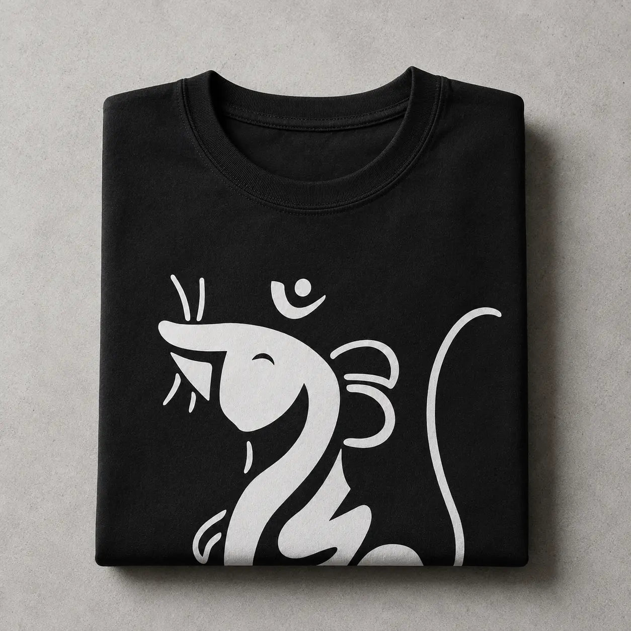 Indur - Bangla Graphic Terry Oversized T-Shirt (Black) Stylex Station