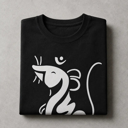 Indur - Bangla Graphic Terry Oversized T-Shirt (Black) Stylex Station