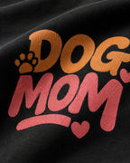 Dog Mom - Graphic Oversized T-Shirt (Black) Stylex Station