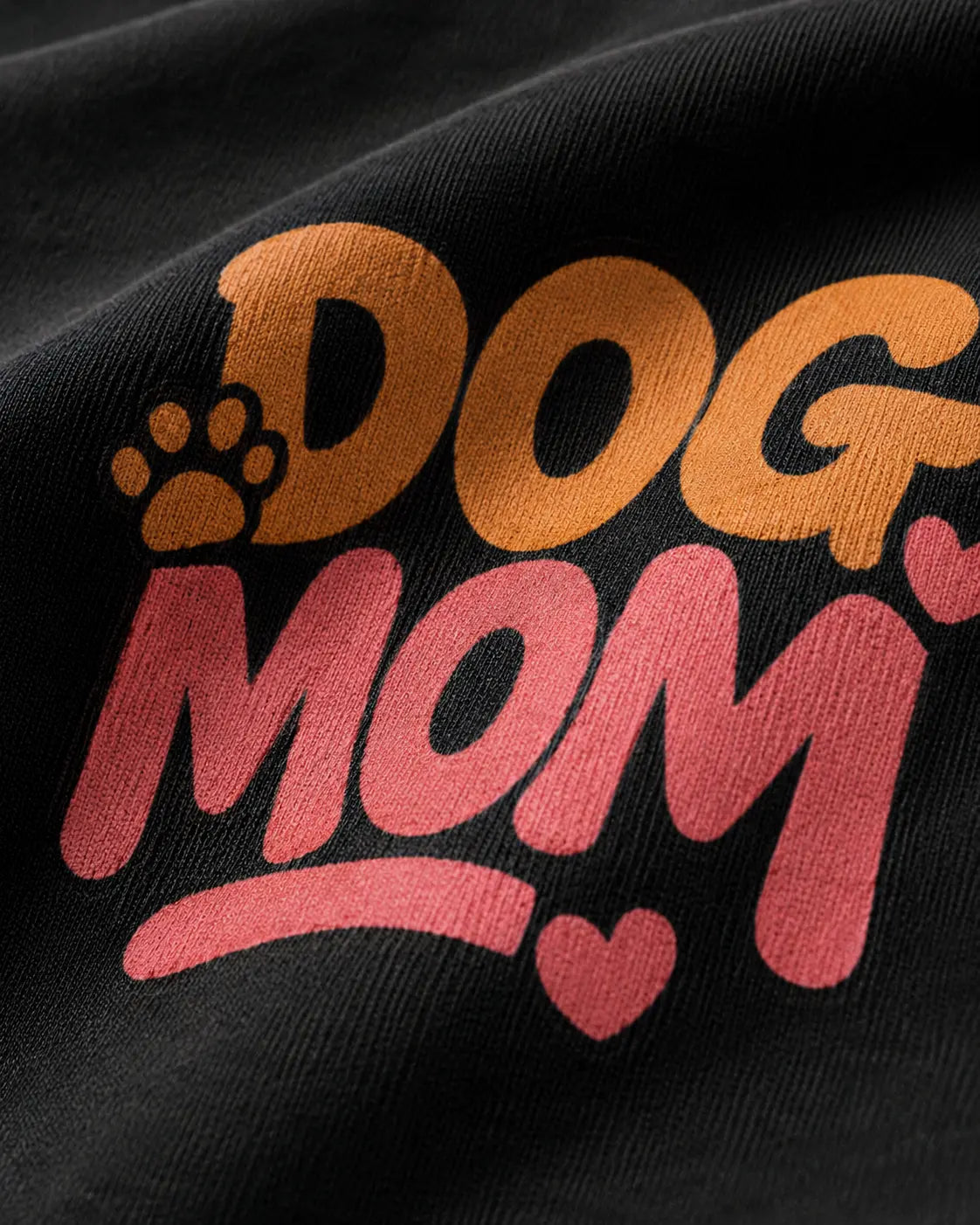 Dog Mom - Graphic Oversized T-Shirt (Black) Stylex Station